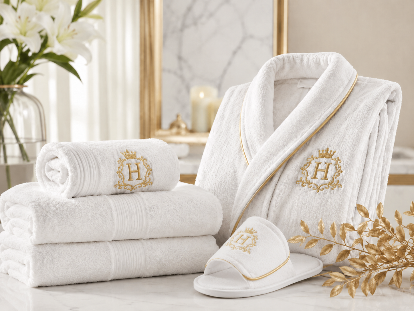 HotelEmbroidery.com luxury hospitality embroidery header